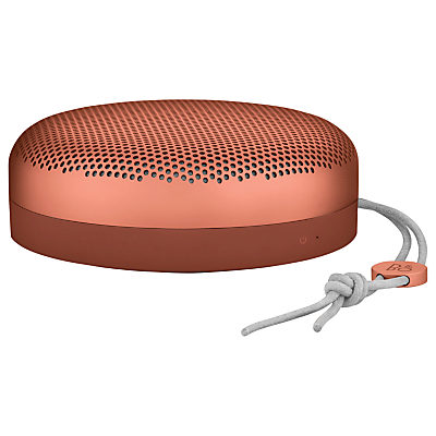 B&O PLAY by Bang & Olufsen Beoplay A1 Portable Bluetooth Speaker Tangerine Red